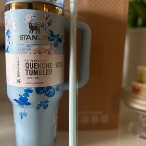 Stanley Quencher Tumbler - Blue Floral LoveShackFancy